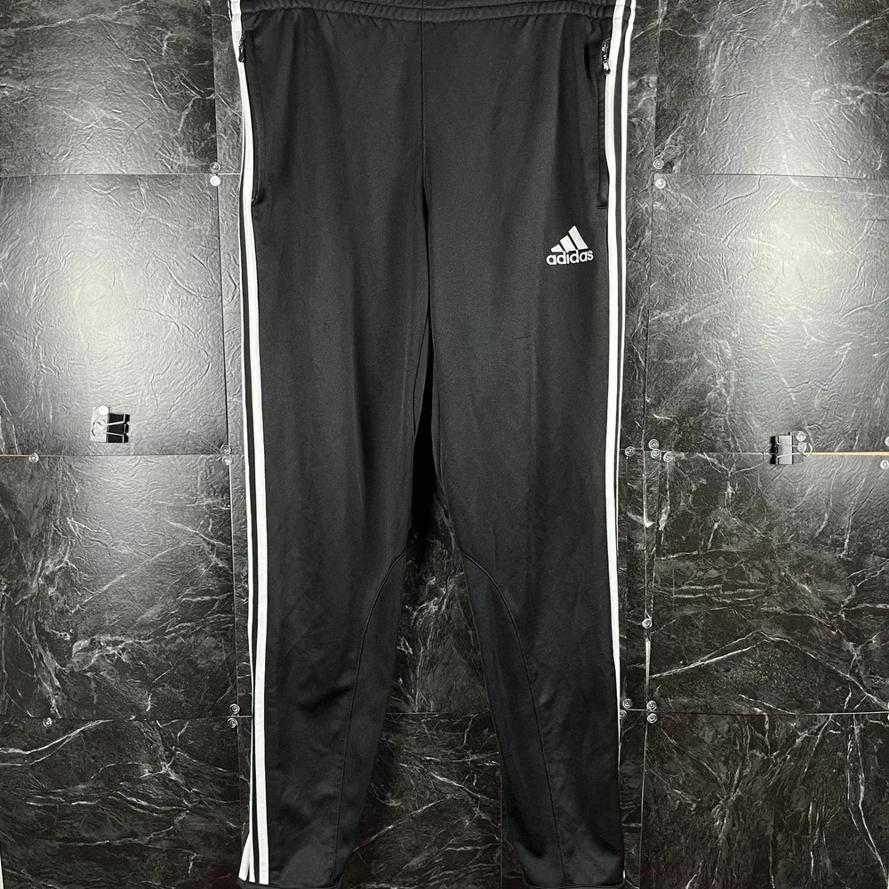 Adidas Men's Black ClimaCool Track Pants Medium